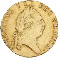 Gran Bretagna, Giorgio III (1760-1820): 1/2 ghinea 1789 (Spink#3735; Friedberg##362), grammi 4.10, mm 21