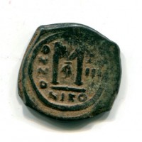 Maurizio Tiberio (582-602 d.C.): follis, zecca di Nicomedia  (Sear#512)
