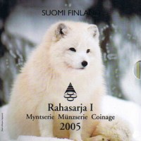 Finlandia 2005: serie euro, in confezione originale zecca