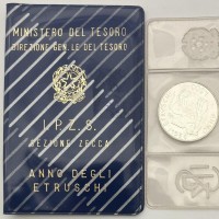 Repubblica Italiana: 1985, 500 lire "Etruschi", nella confezione originale