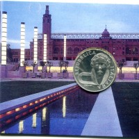 Repubblica Italiana: 1992, 500 lire "Olimpiadi di Barcellona",