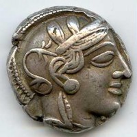 Grecia, Attica, Atene (dopo 449 a.C.): tetradracma, gr. 16,89, ottimi rilievi e bel ritratto della dea Athena