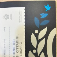 San Marino 2024: 2 euro commemorativi "50° Anniversario Dichiarazione dei Diritti dei Cittadini"