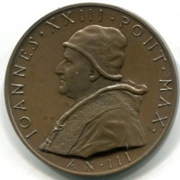 Giovanni XXIII (1958-1963): medaglia annuale 1960-III (De Luca#257), opus Giampaoli