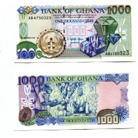 Ghana: 1000 cedis 05/12/1996 (Pick#32A)