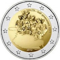 Malta 2013: 2 euro commemorativi "Governo autonomo"