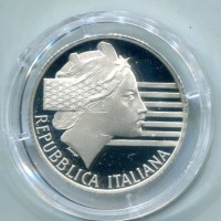 Repubblica Italiana: 1994, 10.000 lire "Mondiale calcio USA", in confezione