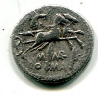 Marcia, M. Marcius (134 a.C.): denario (Crawford#245/1d)
