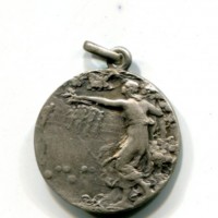 Sport-bocce: medaglia anni '20 (?), diametro 26mm, gr.8,31
