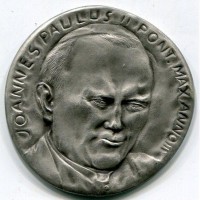 Giovanni Paolo II (1978-2005): medaglia annuale anno 1981-III "ROBUR PACIS VERITAS" (Montenegro#03), confezione originale