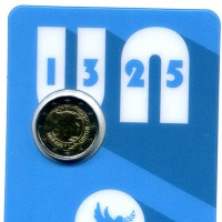 Malta 2022: 2 euro commemorativi "United Nations", in blister ufficiale