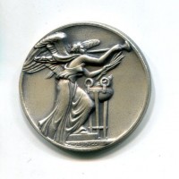 Roma 1959, medaglia CONI per la "Giornata Olimpica, opus Morbiducci, diametro 38mm, gr.23,94, in astuccio ufficiale