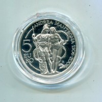 San Marino 2006: 5 euro "Andrea Mantegna", in confezione originale