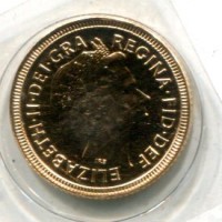 Gran Bretagna, Elisabetta II (1952-2022): 1/2 sterlina 2002 "Stemma a scudo"