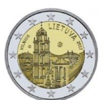 Lituania 2017: 2 euro commemorativi "Vilnius capitale"