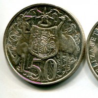 Australia, Elisabetta II (1952-2022): 50 cent. 1966 (KM#67)