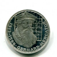 Germania, Rep. Federale (dal 1949): 5 marchi 1969-F "G.Mercator" (KM#126.1)