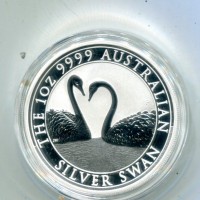 Australia, Elisabetta II (1952-2022): 1 dollaro 2022 "Silver Swan" -Oncia-
