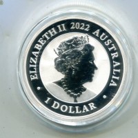 Australia, Elisabetta II (1952-2022): 1 dollaro 2022 "Silver Swan" -Oncia-
