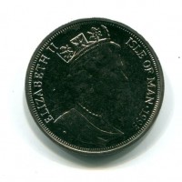 Isola di Man, Elisabetta II (1952-2022): 1 corona 1995 "Gatto Turco" (KM#446)