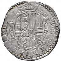 Napoli, Filippo II (1556-1598): mezzo ducato (Pann.Riccio#15b), gr. 14,87