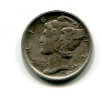 USA: 10 cent. 1920 "Mercury"

