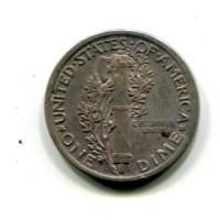 USA: 10 cent. 1920 "Mercury"
