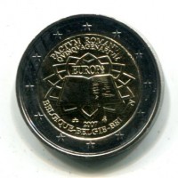 Belgio 2007: 2 euro commemorativi "Trattati di Roma"