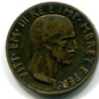Albania, Vittorio Emanuele III (1939-1943): 0,05 lek 1940 (Gigante#17)
