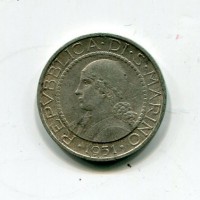 San Marino: 5 lire 1931 (Gigante#18)