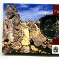 Malta 2020: 2 euro commemorativo "Templi Skorba",  in coincard
