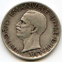 Vittorio Emanuele III (1900-1943): 5 lire 1928* "Aquilino" (Gigante#75)
