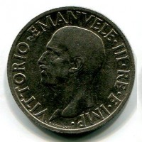 Vittorio Emanuele III (1900-1943): 1 lira 1936 "Impero" (Gigante#153)