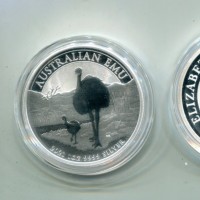 Australia, Elisabetta II (1952-2022): 1 dollaro 2021 "Australian Emu" -oncia-
