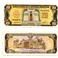 Repubblica Dominicana: 20 pesos oro 1992 (Pick#139a)
