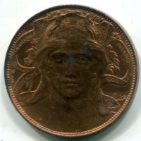 Vittorio Emanuele III (1900-1943): buono da 20 cent. 1906 "Esposizione di Milano" (Gigante#2), rame rosso, macchie al D/
