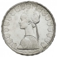 Repubblica Italiana (dal 1946): 500 lire 1957 -PROVA- "Caravelle" (Gigante#P2), piccola eccedenza di metallo al bordo ma grane qualità con fondi lucenti