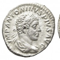 Elagabalo (218-222 d.C): denario "PM TR P IIII COS III PP" (RIC#45), grammi 2.81, mm 20