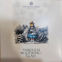 Gran Bretagna, Elisabetta II (1952-2022): 100 pounds 2021 "Alice - Through the Looking Glass", in confezione originale con certificato. Soli 150 pezzi coniati !