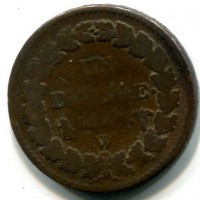 Francia, Direttorio (1795-1799): 1 decime L'AN 7-W (Gadoury#187)
