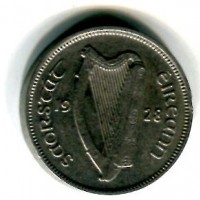 Irlanda: 6 pence 1928 (KM#5)
