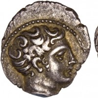 Gallia, Massalia (410-300 a.C.): obolo, gruppo II (Maurel#352), grammi 0.67, mm 10.5. Bellissimo stile