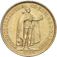 Ungheria, Francesco Giuseppe (1848-1916): 20 korona 1894 (KM#486)