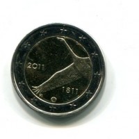 Finlandia 2011: 2 euro commemorativi "200° Anniversario della Banca Finlandese"
