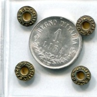 Vittorio Emanuele II (1861-1878): 1 lira 1863-Mi "Valore" (Gigante#68)
