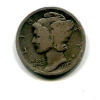 USA: 10 cent. 1919 "Mercury"

