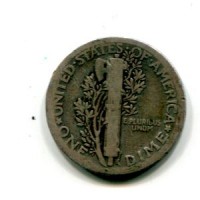 USA: 10 cent. 1919 "Mercury"
