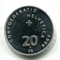 Svizzera, Confederazione: 20 franchi 2006