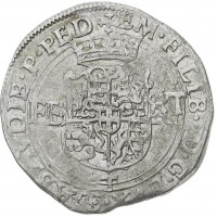 Emanuele Filiberto (1553-1580): bianco di I tipo 1576 (CNI,I,220#278; Simonetti#45/27), grammi 4.22