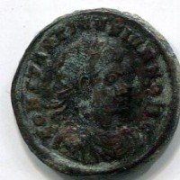 Costantino II (337-340 d.C.): follis "DOMINOR NOSTROR CAESS" zecca di Ticinum (RIC,VII#172)